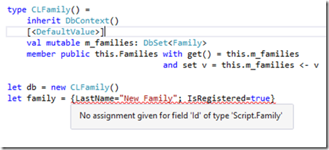 F# Record Types With Entity Framework Code-First | Jamie Dixon's Home